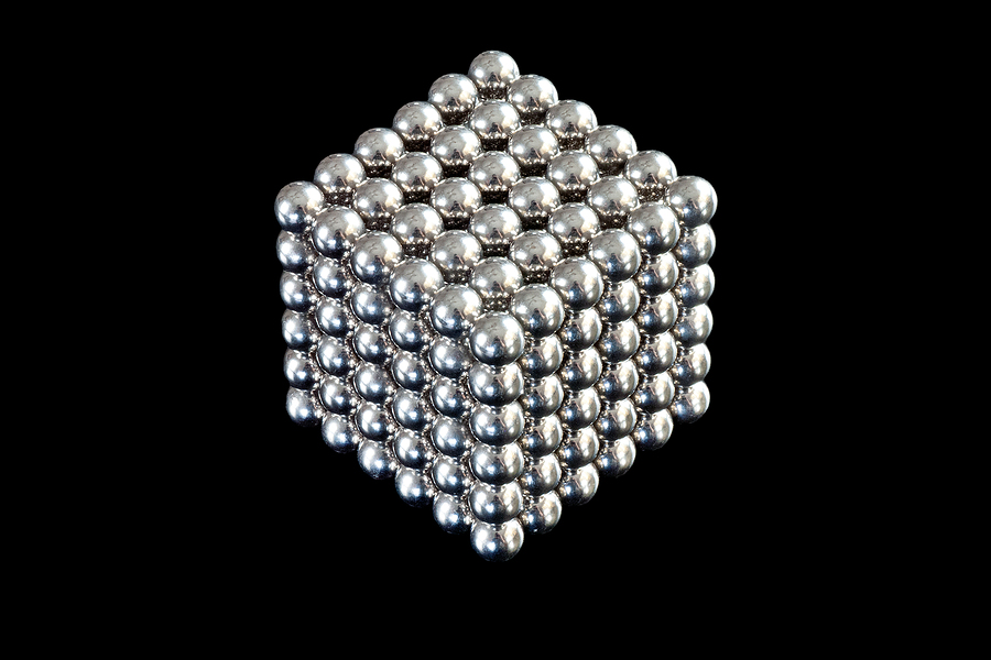 Cube Of Magnetic Balls